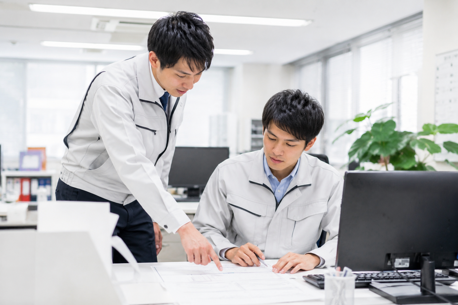本社の正社員 電気工事の施工管理（未経験・新卒歓迎） 電気設備工事求人イメージ